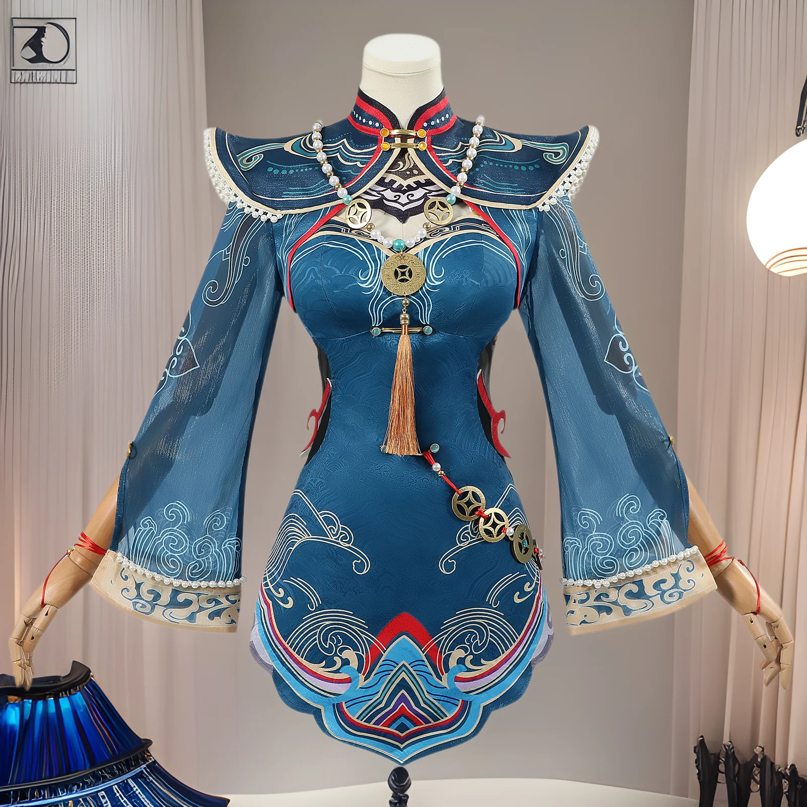 Naraka Bladepoint Jade Linglong Ink Travel Cosplay Costume Anime Game Character Outfit — Halloween Cosplay