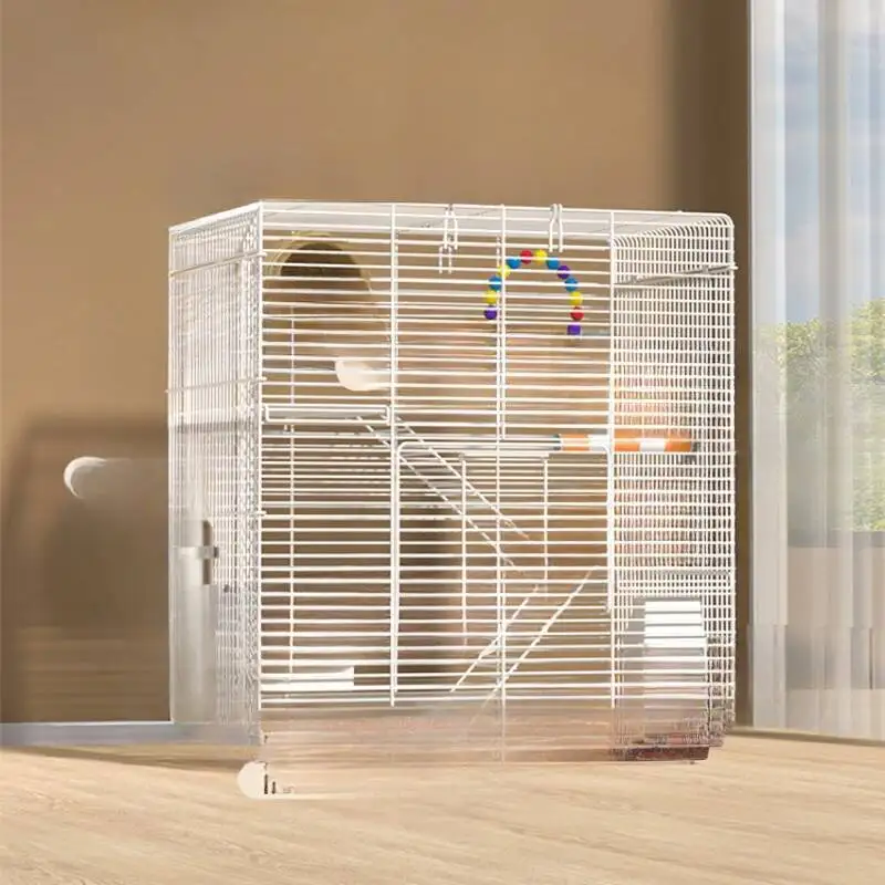 

Parrot Canary Hamster Bird Cage Guinea Pig Carrier Portable Courtyard Bird Cage Habitat Jaula Decorativa Pet Products RR50BC