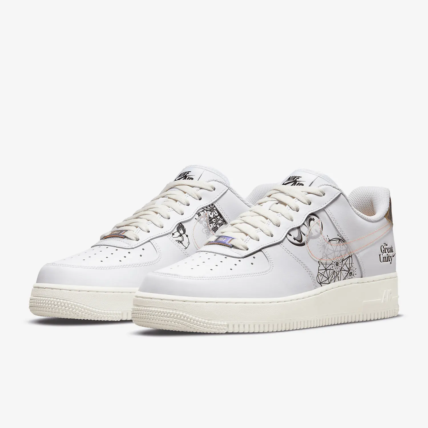 

Оригинальные мужские кроссовки Nike AIR FORCE 1, низкие кроссовки для спорта и отдыха DM5447-111