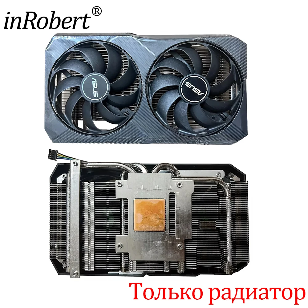 

For ASUS RTX 3060 Ti DUAL Mini Graphics Card Replacement Heatsink Original RTX3060Ti Video Card Fan Cooler Heat Sink