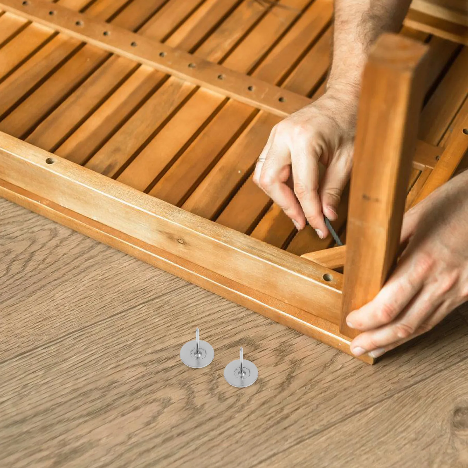 

20Pcs Flat Head Thumb Tacks Electroplated Metal Push Pins for Furniture Upholstery Cork Board Decoration Thumb Tacks for Crafts