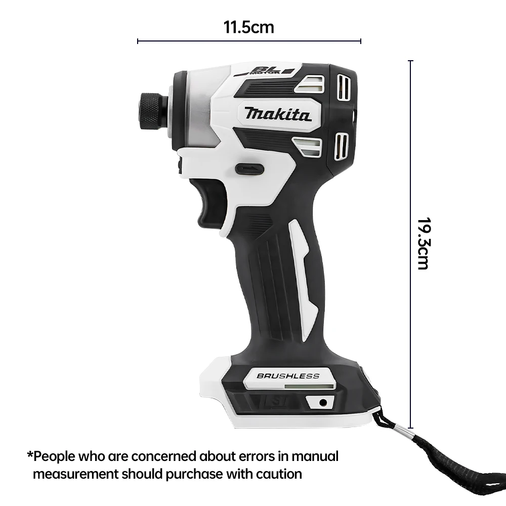 New Makita DTD173 18V Cordless Impact Driver 180 N.m Brushless Electric Drill Screwdriver Multi-function Household Tool