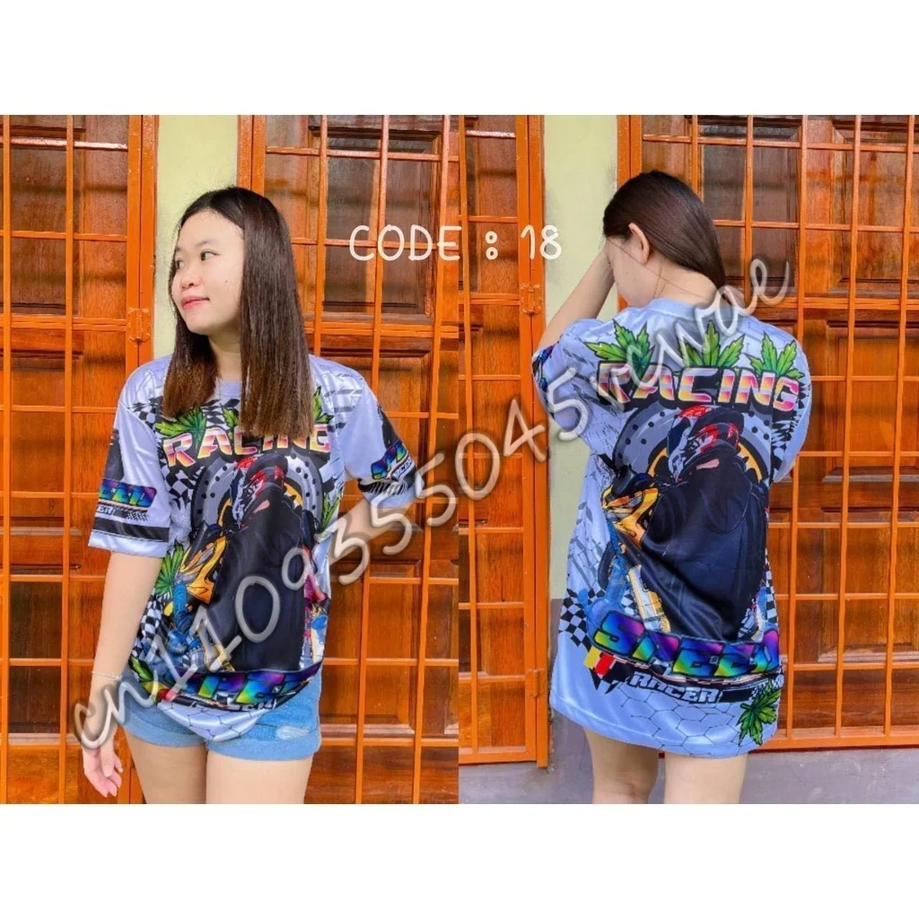 roupa-de-maternidade-nova-camiseta-de-verao-thai-jersey-racing-mesmo-estilo-para-adultos-e-criancas