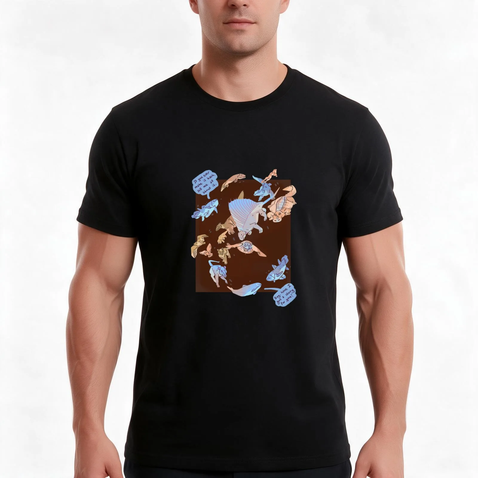 Evolution - The More Things Change... T-Shirt, Summer Casual Cotton Tee, Oversized Streetwear Tops, Vintage Graphic Print