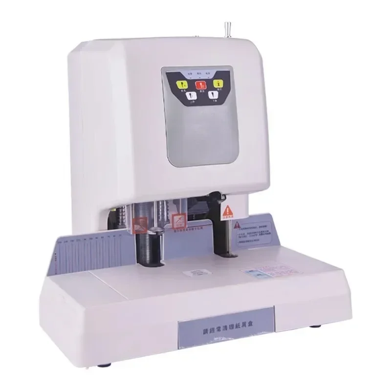 Special Voucher Binding  Automatic Office Accounting Files Hot Melt Riveting Tube Manual Electric Punch Machine