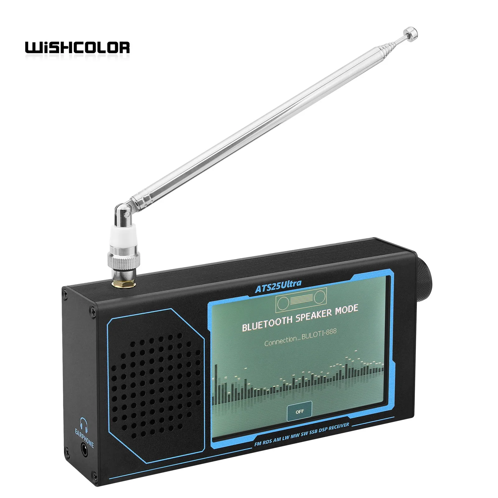 Wishcolor ATS25 ULTRA FM SW SSB MW LW AIR SDR Receiver Aviation
