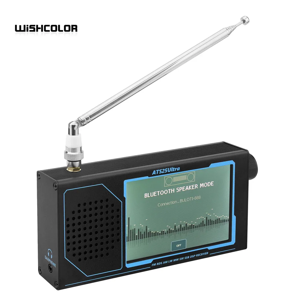 Wishcolor ATS25 ULTRA FM SW SSB MW LW AIR SDR Receiver Aviation