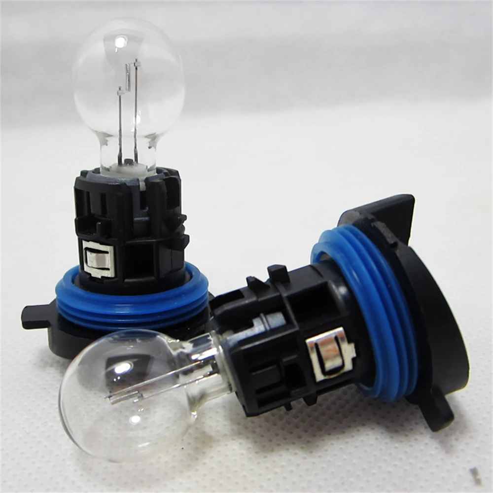 

​2Pcs Front Daytime Running Light Bulb with Base for 3008 5008 C5 12V 24W 6216F6 89072904 PH24W