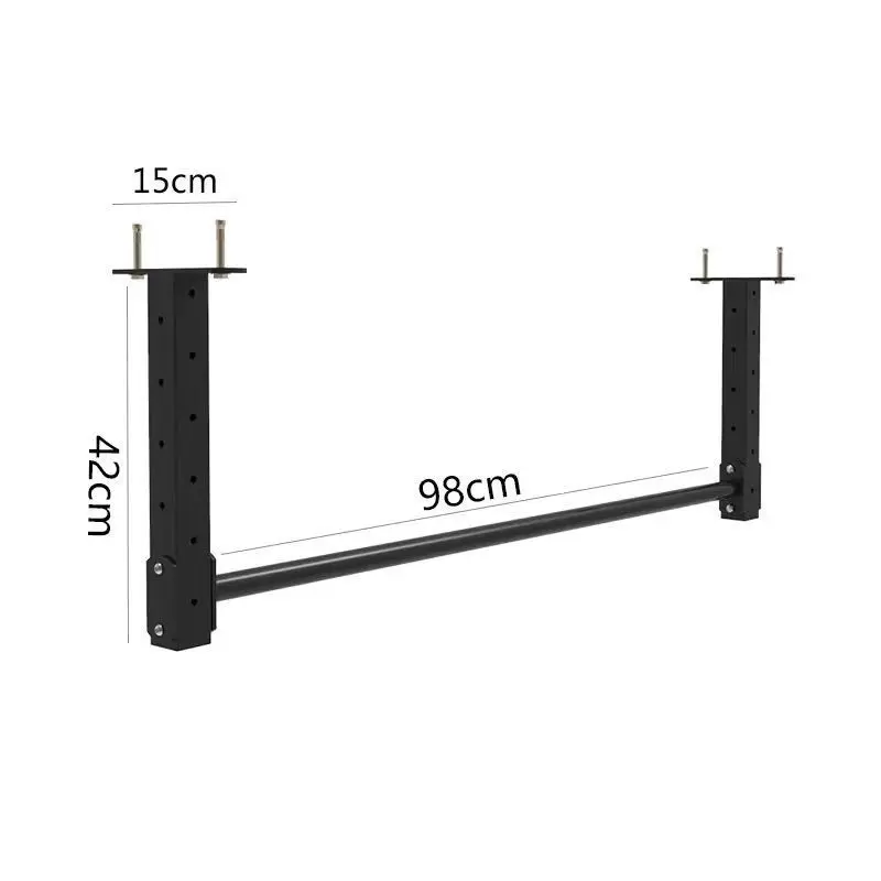 Ceiling Wall Horizontal Bar Ceiling 1-piece Assembly Pull-up Household High and Low Adjustable Arm Strength Exercise Single Rod