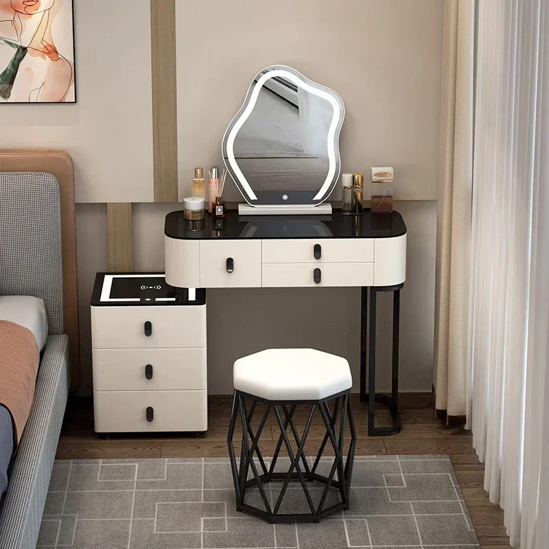 

Bedside Table Dresser Minimalist Furniture Girls Makeup Chair Home Luxury Nordic Dressing Hotel Modern Woman Rooms Bedroom Salon