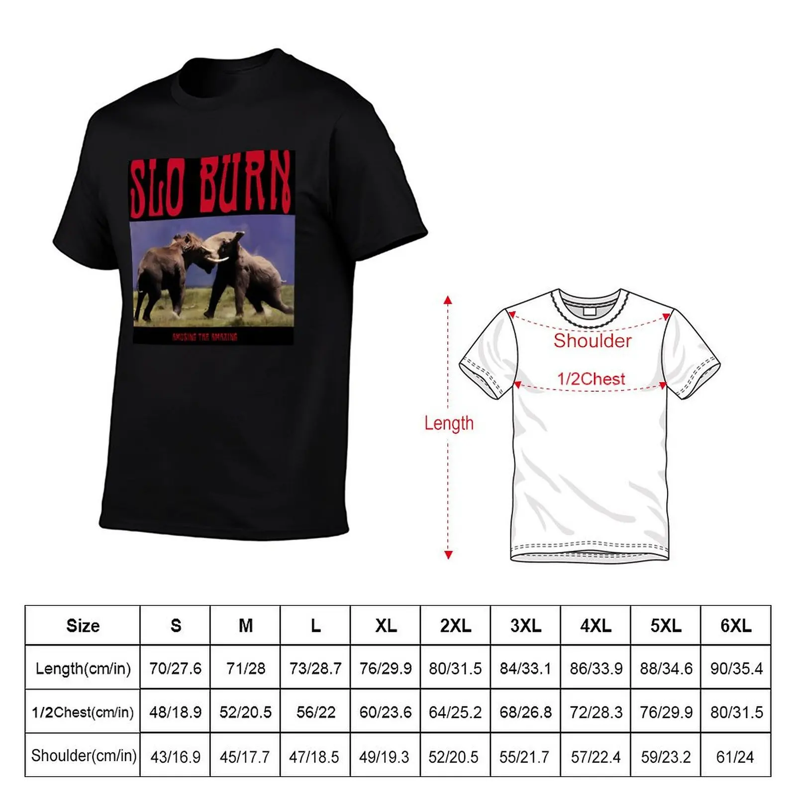 Slo Burn T-Shirt cotton tshirt 100% t shirts for man graphic funny t shirts designer T-Shirt