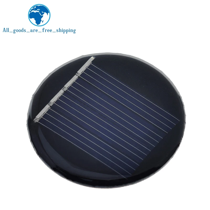 TZT 2V 35mA 0.07W D36MM Polycrystalline Solar Panel Power Charge DIY Module Portable Solar Cell Battery Charger For Light