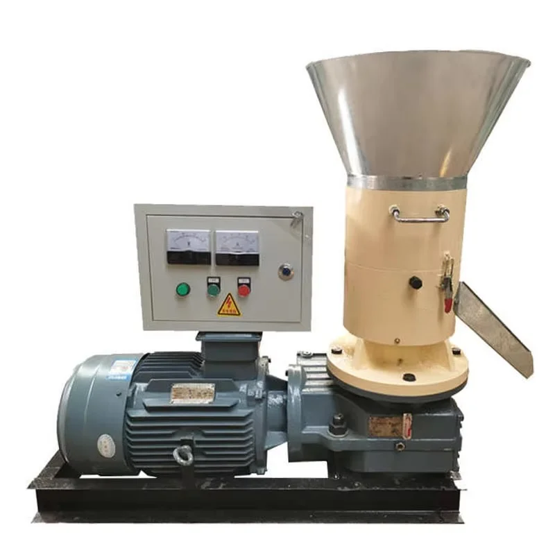 100kg/h-200kg/h Multi-function Feed Pellet Making Machine, 220V/380V Hhold Animal Feed Granulator, Pellet Mill