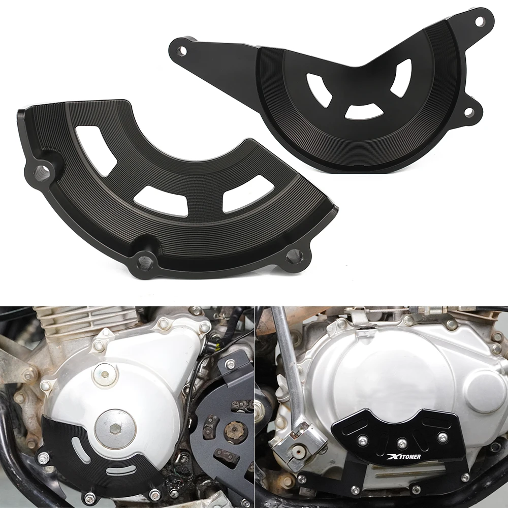 

Fit For Honda XR150L 2014-2020 2021 2022 2023 2024 Clutch Cover Guard Crash Pad Slider Protector Right & Left Engine Case Stator
