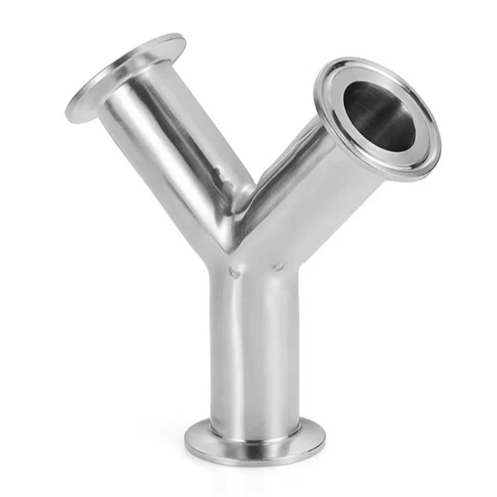 

Трубка 19-108 мм x Y-образный 3-ходовой разливник 1,5-4 дюйма, тройной зажим SUS 304, нержавеющая сантехническая арматура для домашнего пивоварения