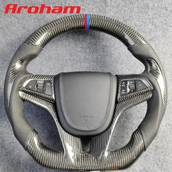 Aroam-本物のカーボンファイバーステアリングホイール,カーアクセサリー,ボルボカートラクター用,セダン2009 2010 2011 2012 2013 2014