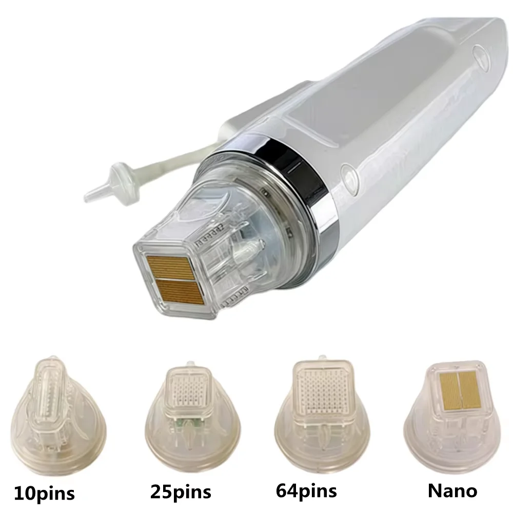 Blaue Verpackung Isolierte RF-Microneedling-Kartusche Zubehör Vergoldet 10/25/64 Pins 1/10 Stück – Detail 4