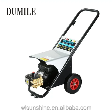 Portable Electric High Pressure Cleaner 7.5Kw 250Bar Industrial Commercial Car Washing Machine with Italy Annovi Reverberi Pump