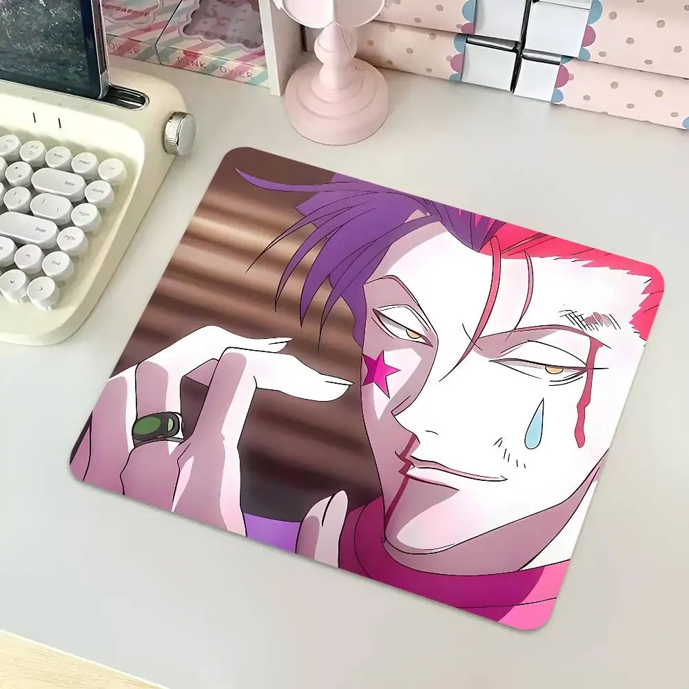 Hisoka Morow Hunter X Hunter Mousepad Small LockEdge Mouse Pad For Gamers Computer Desk Pad Rectangular Anti-slip Rubber