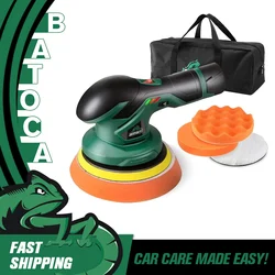 BATOCA Cordless 12V Car Polisher Dual Action Wireless Car Polishing Machine Electric Polish Machines Adjustment Power Tools