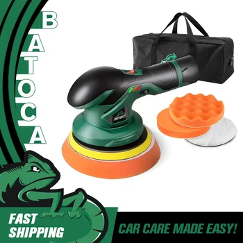 BATOCA Cordless 12V Car Polisher Dual Action Wireless Car Polishing Machine Electric…