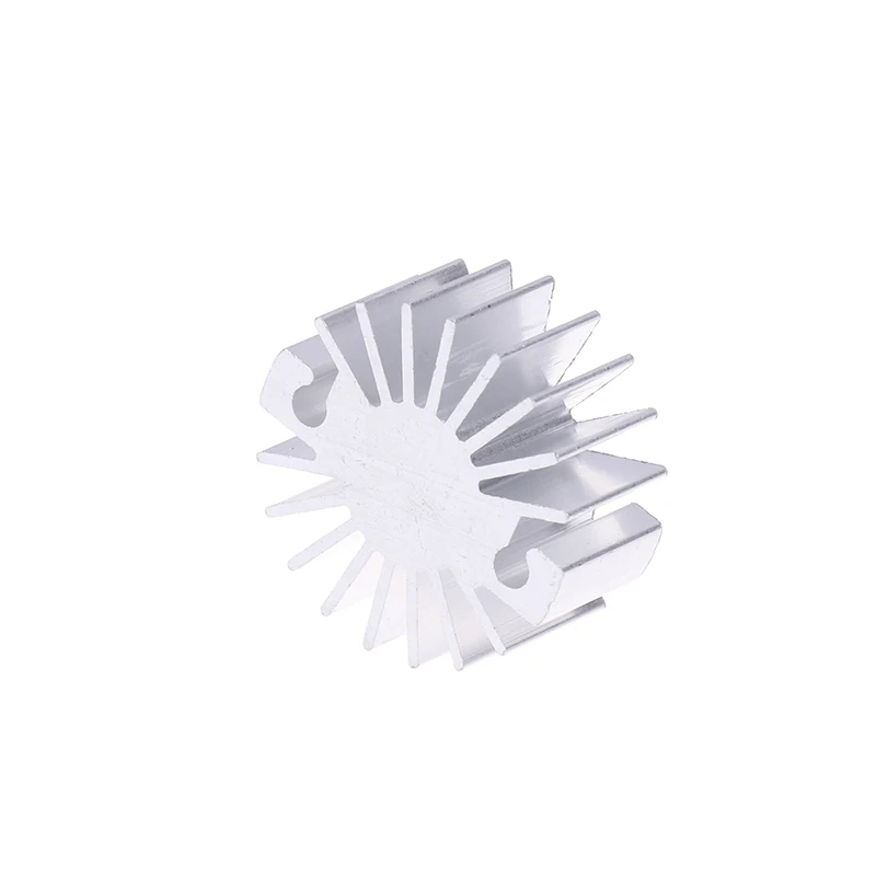 23x10mm Aluminum Heatsink for 1W LED/Single Chip, Replacement Cooling Part for Household Lamps