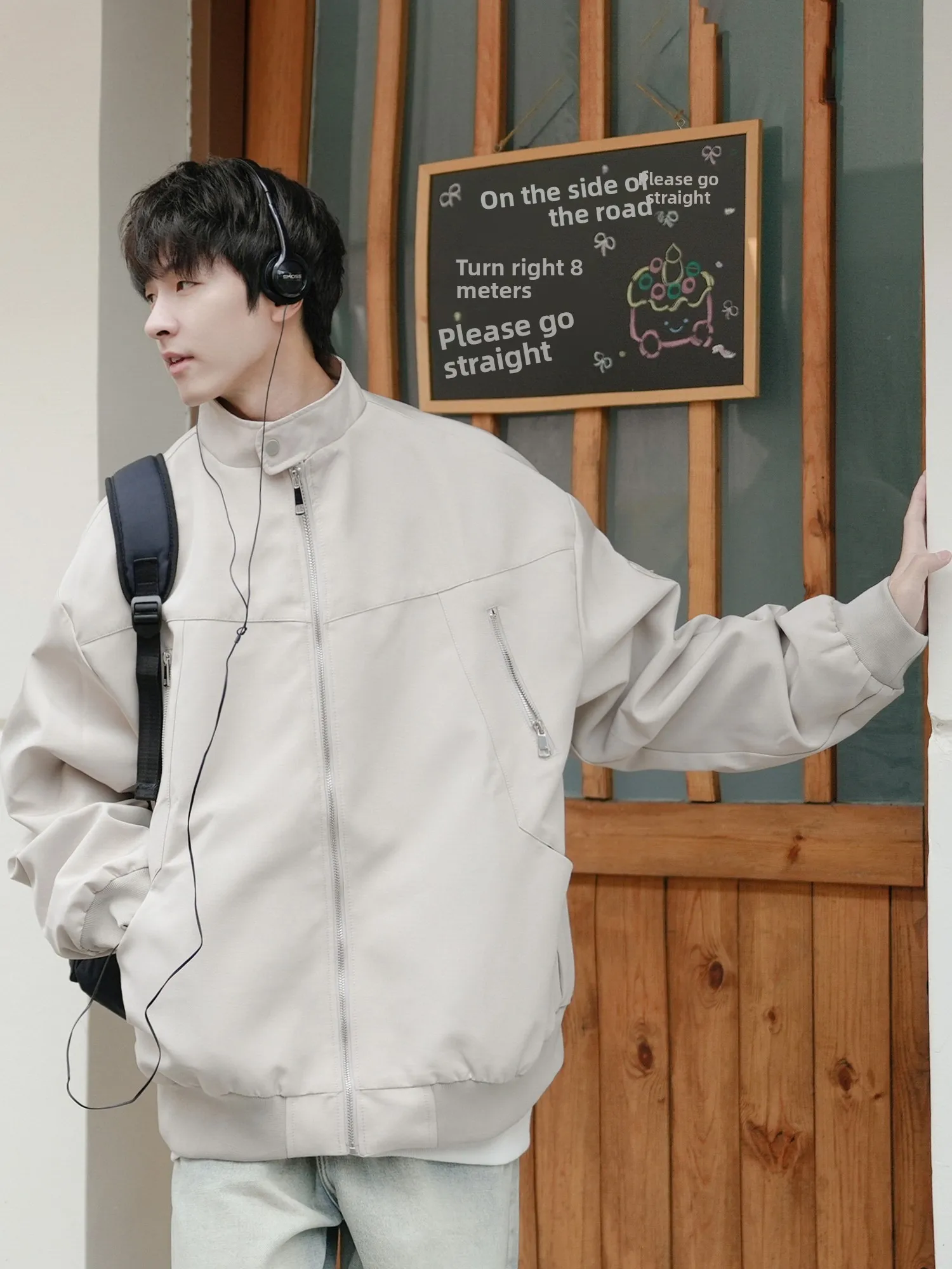 

Свободная посадка для пилота Jaet Baseball Sle ex, осенне-зимняя модная верхняя одежда, удобная дышащая молодежная американская одежда