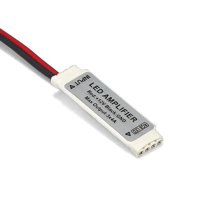 4 Pin RGB LED Amplifier Controller DC12V 24V 3 Channel RGB Controller For SMD 3528 5050 RGB LED Strip Lights