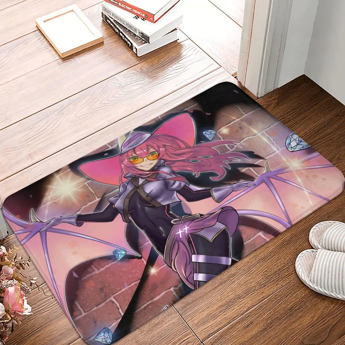 YuGiOh Card Game Bath Mat Evil Twin Doormat Kitchen Carpet Entrance Door Rug Home Decor