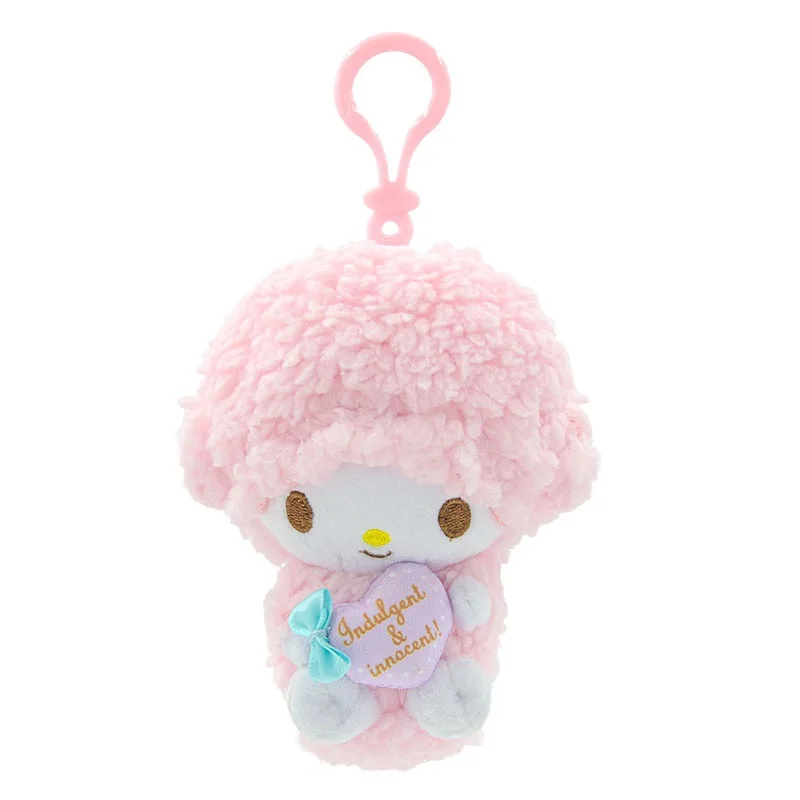 Sanrio My Sweet Piano Ribbon Ciondolo bambola di peluche con cuore soffice My Melody Borsa a tracolla con pecora rosa Portamonete Regalo appeso