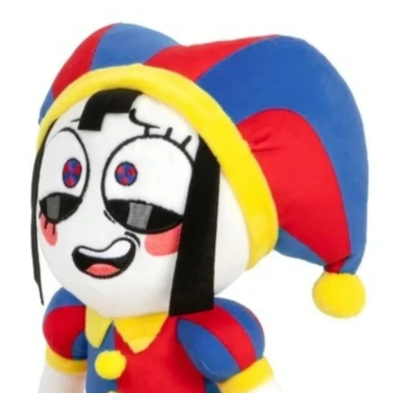 30cm The Clown Queen Pomni Anime Cute Dolls Plush Toy Sitting Posture The Amazing Digital Circus Surrounding Best Festival Gifts