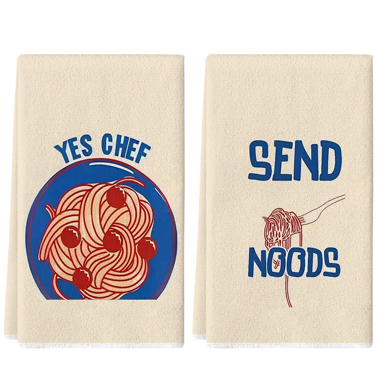 2Pcs, Fun Pasta-Themed Kitchen - đánh giá và giá Kitchen Baking Cloth
