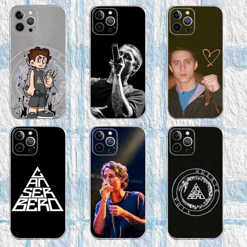 

Residente Canserbero Coque Phone Case For iPhone 16,15,14,13,12,11 Pro,Max,Plus,X,XS,XR,SE,Mini Transparent Silicone Soft