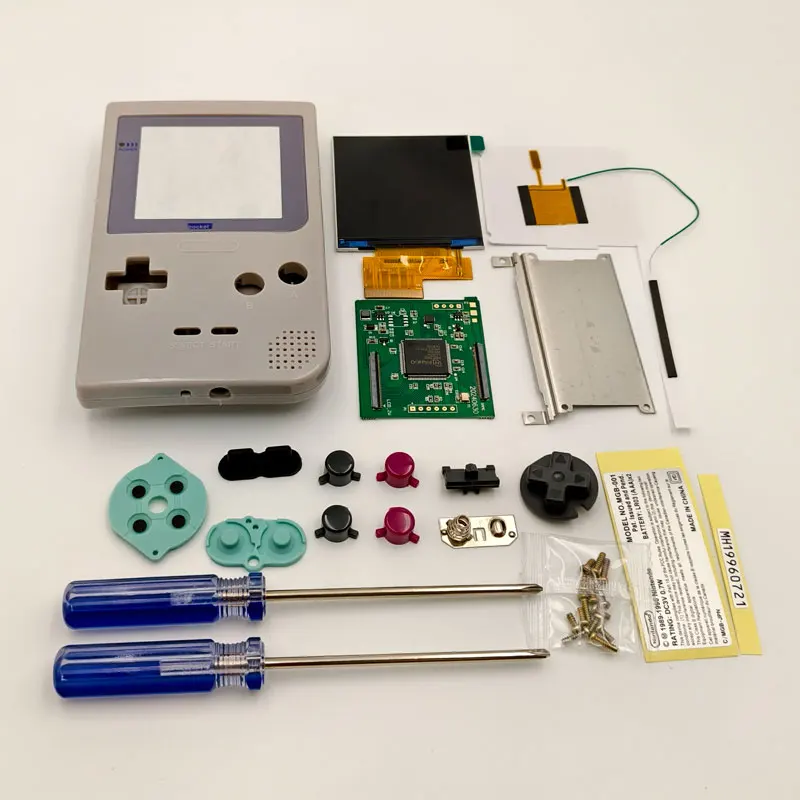 

GBP LCD Easy to install 2.6" full size IPS high brightness LCD With high quality shell Screwdriver for gameboy pocket