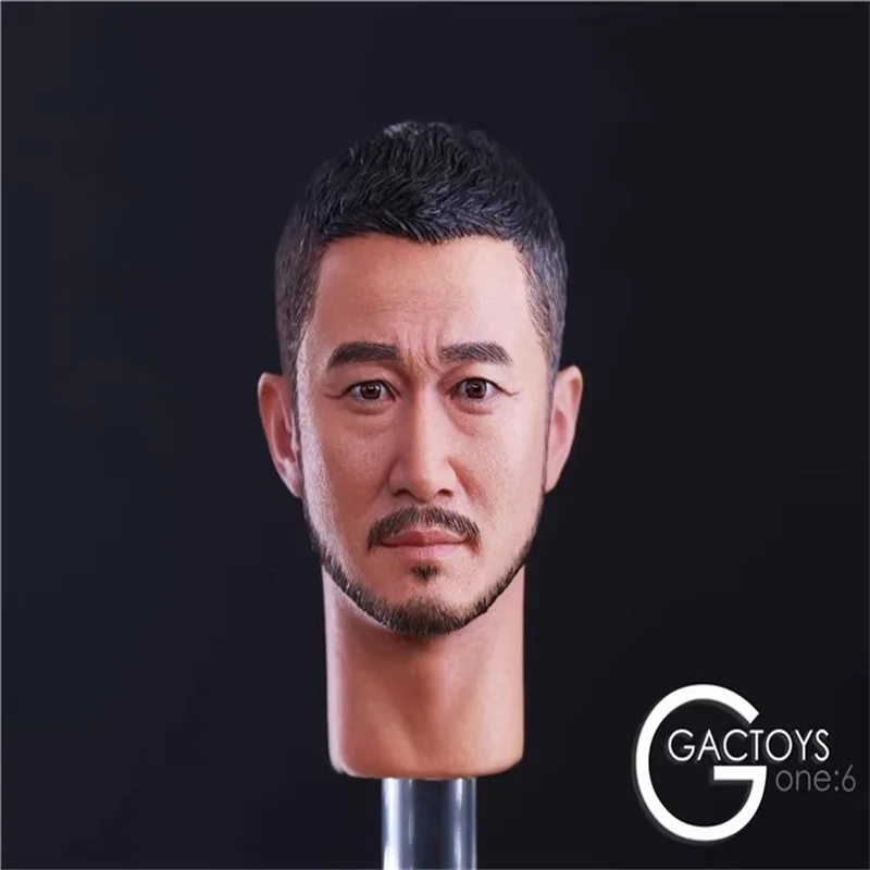 

GACTOYS GC026 1/6 Male Soldier Asian Tough Guy Wu Jing Head Carving Model Accessories Fit 12'' Action Figure Body In Stock