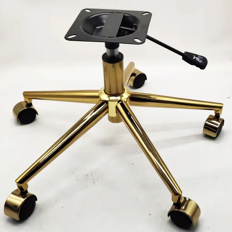 

Swivel chair accessories chair five star tripod tray bracket air rod pressure rod lifting rod chassis base gold-plated