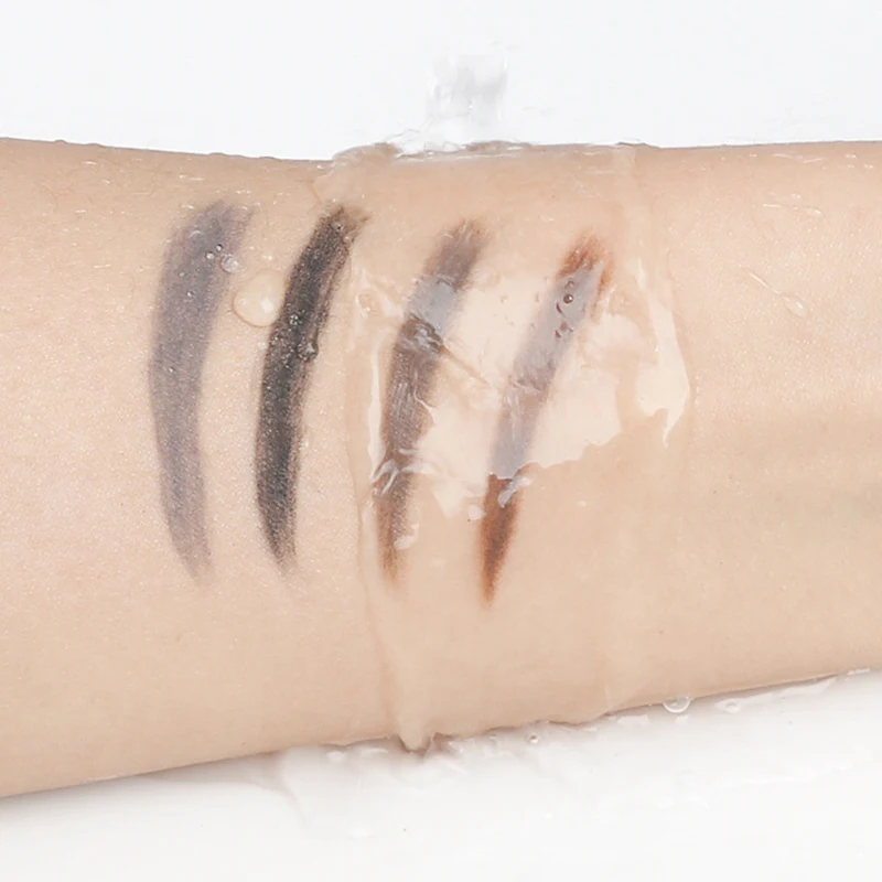 قلم مستحضرات تجميل للحواجب برأسين مقاوم للماء 5 ألوان طبيعي طويل الأمد طلاء وشم للحواجب #4