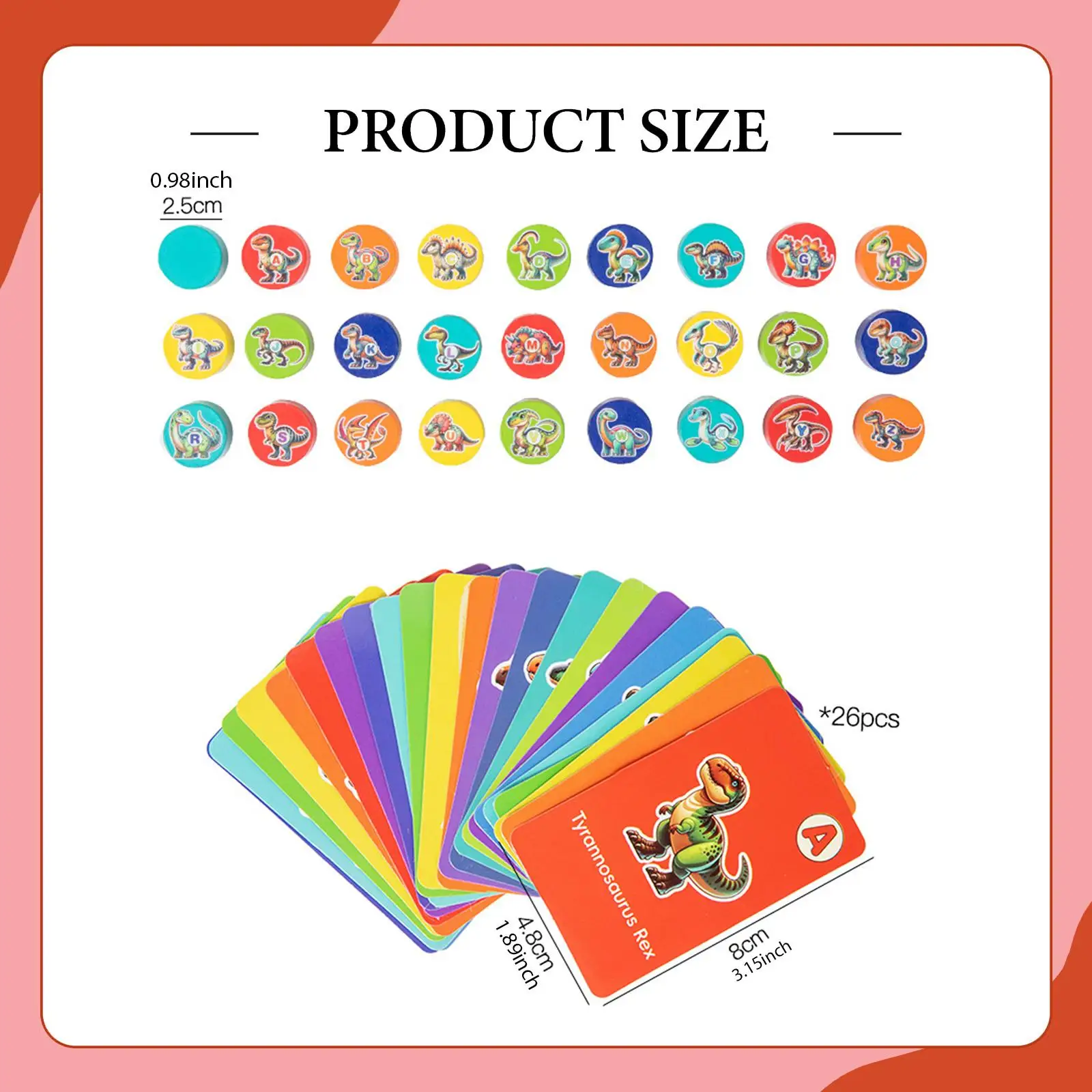 Jeu de correspondance de dinosaures en bois, motricité fine avec cartes d'orthographe, puzzles éducatifs, apprentissage précoce pour enfants, fête d'anniversaire