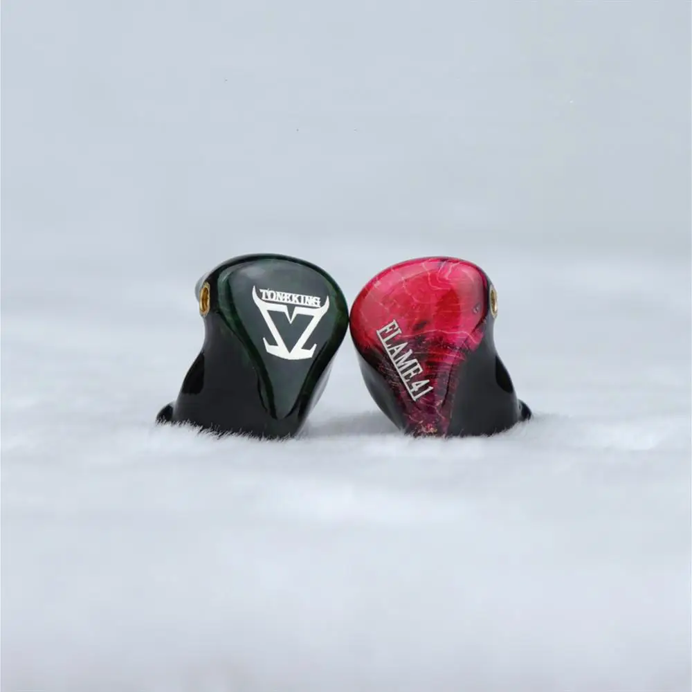 TONEKING FLAME41 1DD + 4BA سائق هجين HiFi مراقب DJ ستوديو المرحلة اوديوفيلي داخل الأذن سماعة مخصصة MMCX اليدوية سماعة