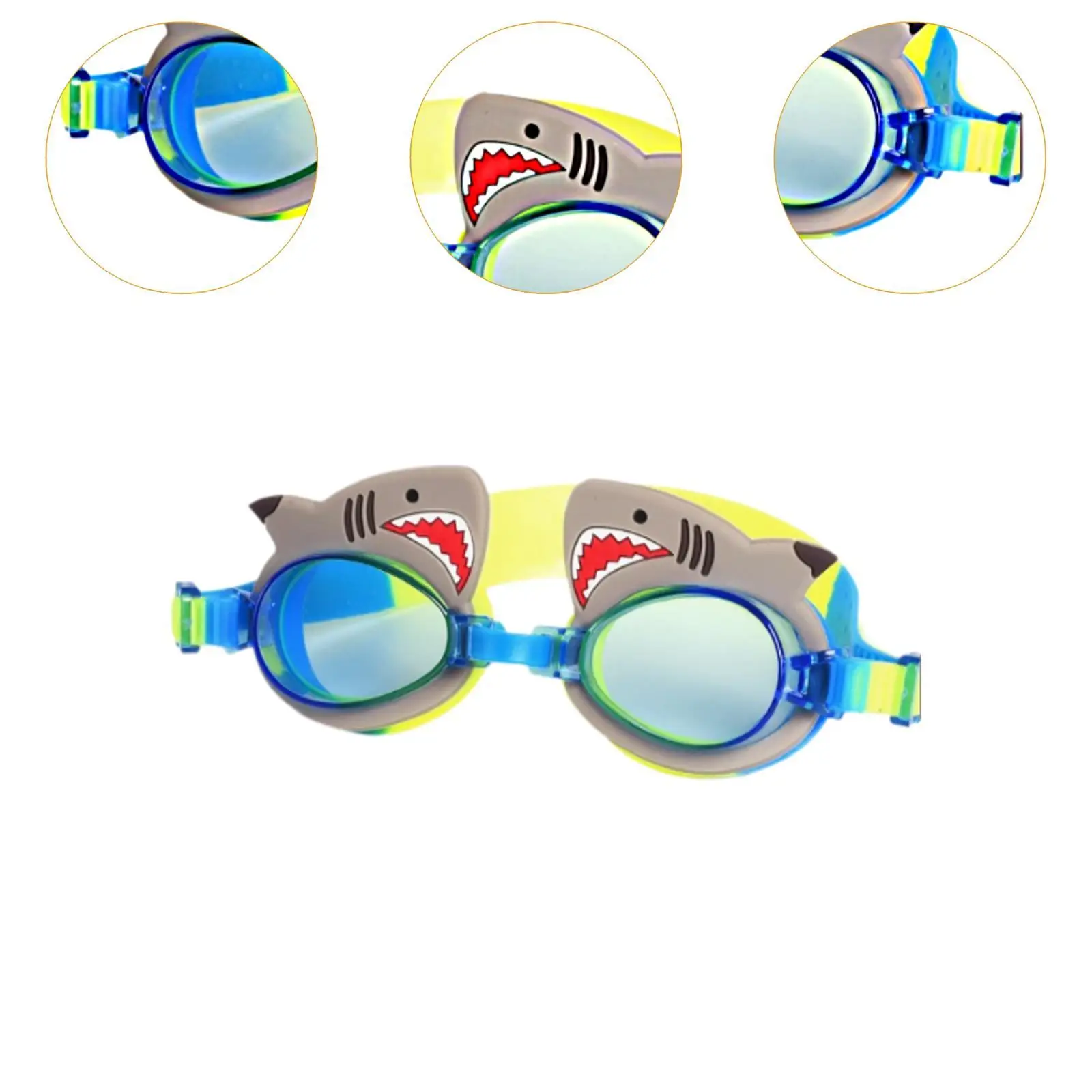 Swim Goggles Swimming Goggles Adjustable Soft Portable Accessories Professional