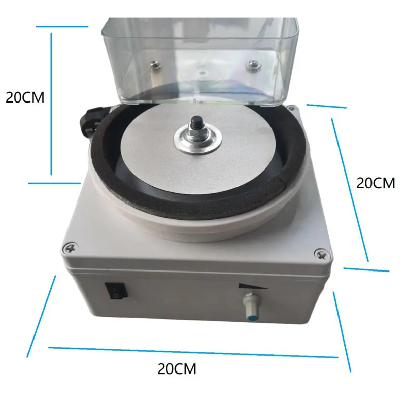 Electric Portable Lapidary Sharpener 125mm Diamond Grinder Water-Cooled Flat Surface Grinding Tool for Jewelry And Rocks