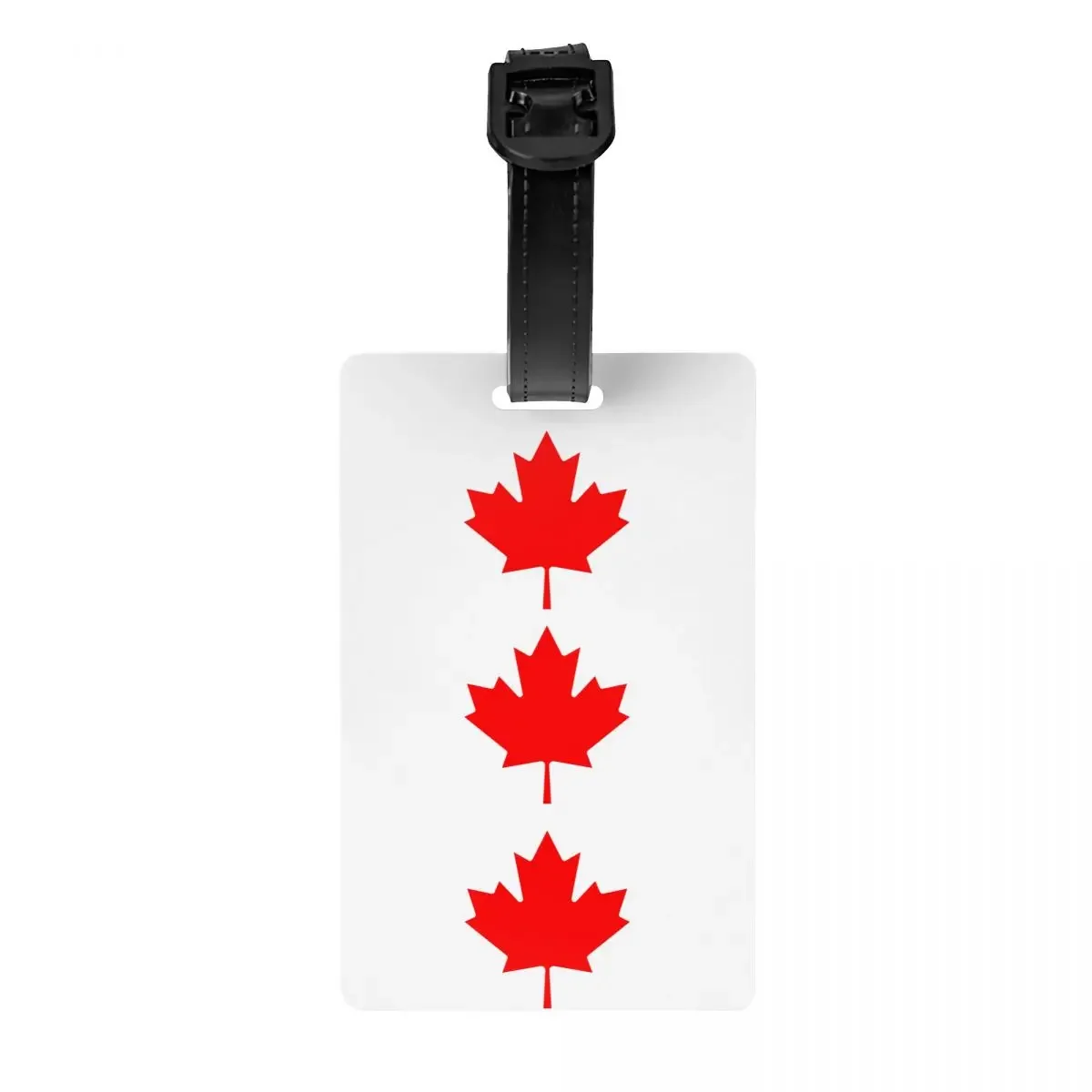 

Canada Maple Leaf Canadian Flag Luggage Tags for Suitcases Privacy Cover ID Label