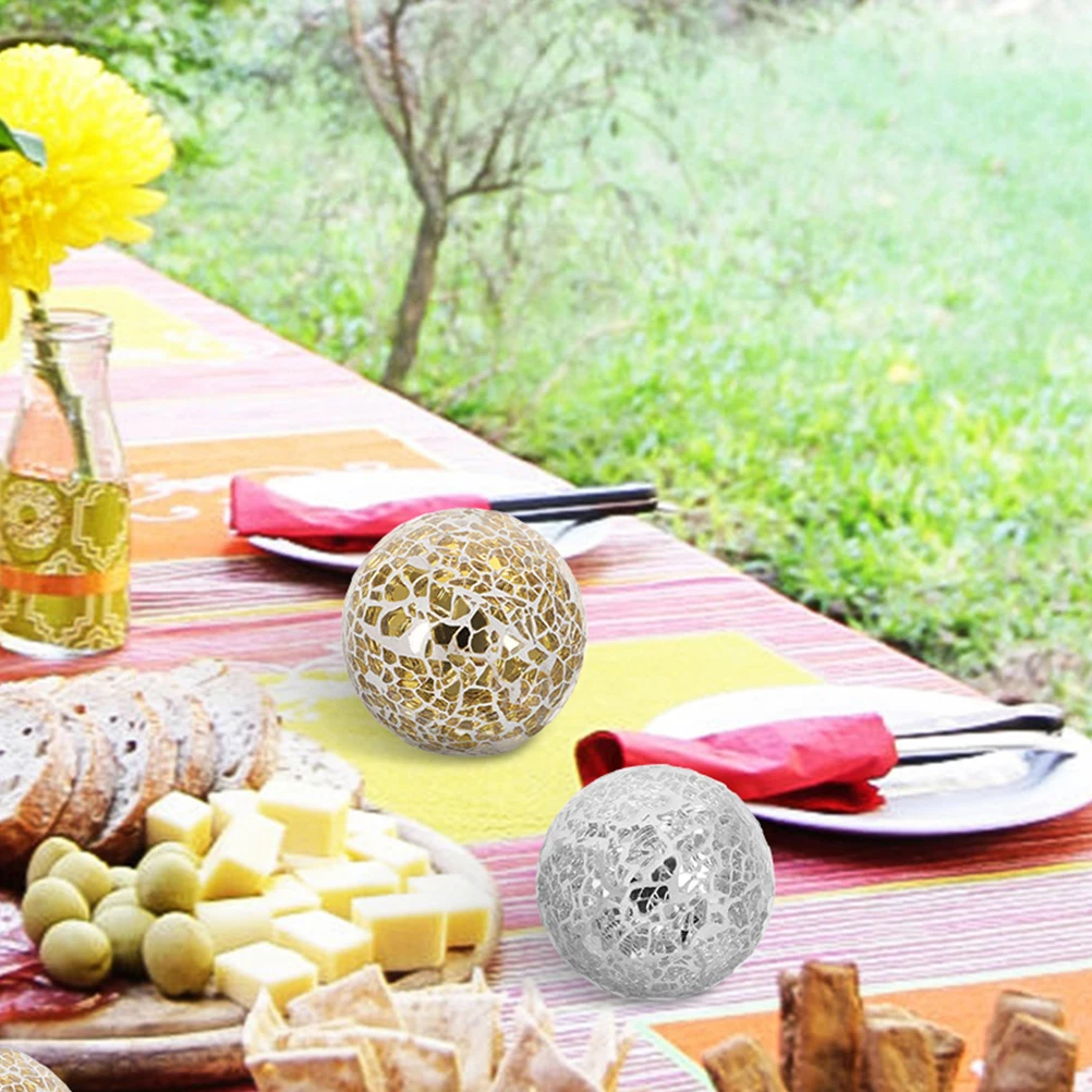 

Sphere Ball Home Decor Decorative Spheres for Bowls Table Mini Glass Balls