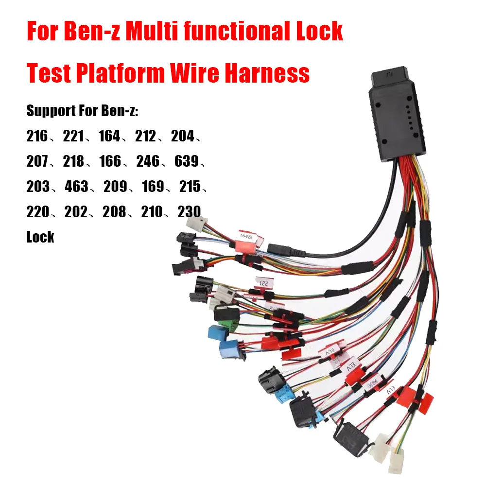 Suitable for Benz lock ELV Testing Platform Harness Key Cable Matching Full Function for VVDI Test Platform Large Tablet