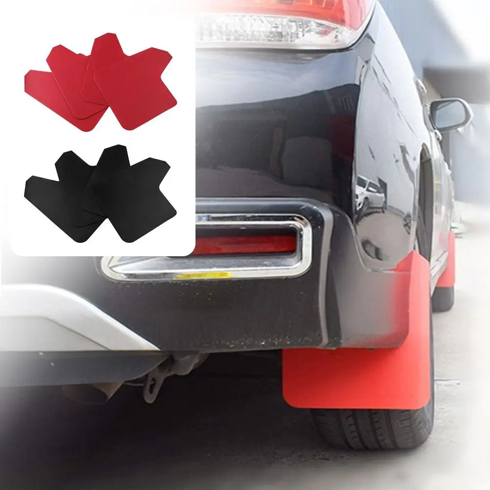 

4 шт., гибкий универсальный набор автомобильных крыльев, высококачественные удобные колесные брызговики, пыленепроницаемые, простые в установке, автомобильные брызговики, автомобиль