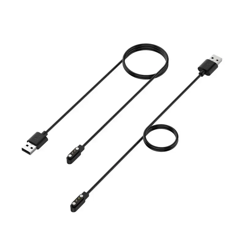 USB Charging Cable Cord Wire For Haylou Solar LS05 Ticwatch GTX CXB01/YAMAY SW022 W26 Smart Watch Dock Charger Adapter