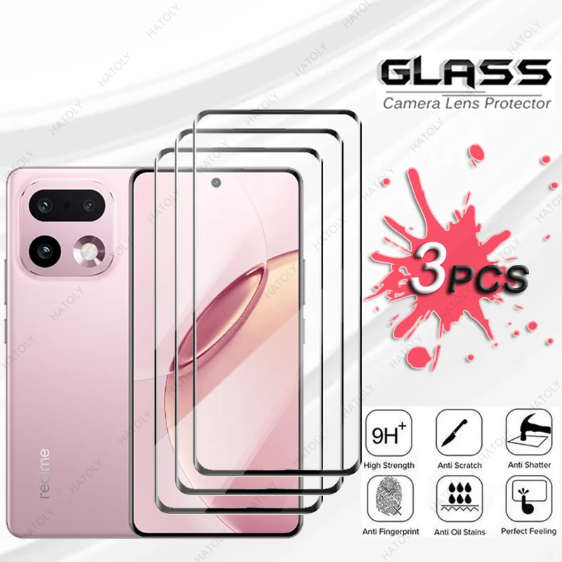Protector de Pantalla de Vidrio Curvo 3D para Realme 16 Pro Plus, Protector de Pantalla 5G para Realme 16 Pro Plus, Protector de Lente de Cámara
