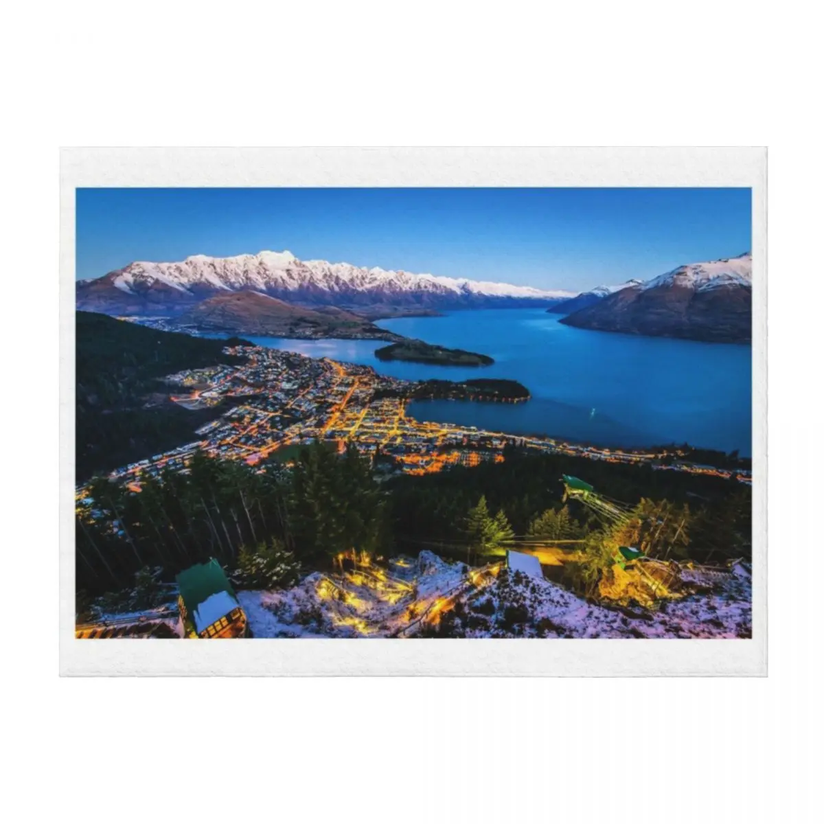 

Queenstown New Zealand Throw Blanket Luxury Sofas Custom Blankets