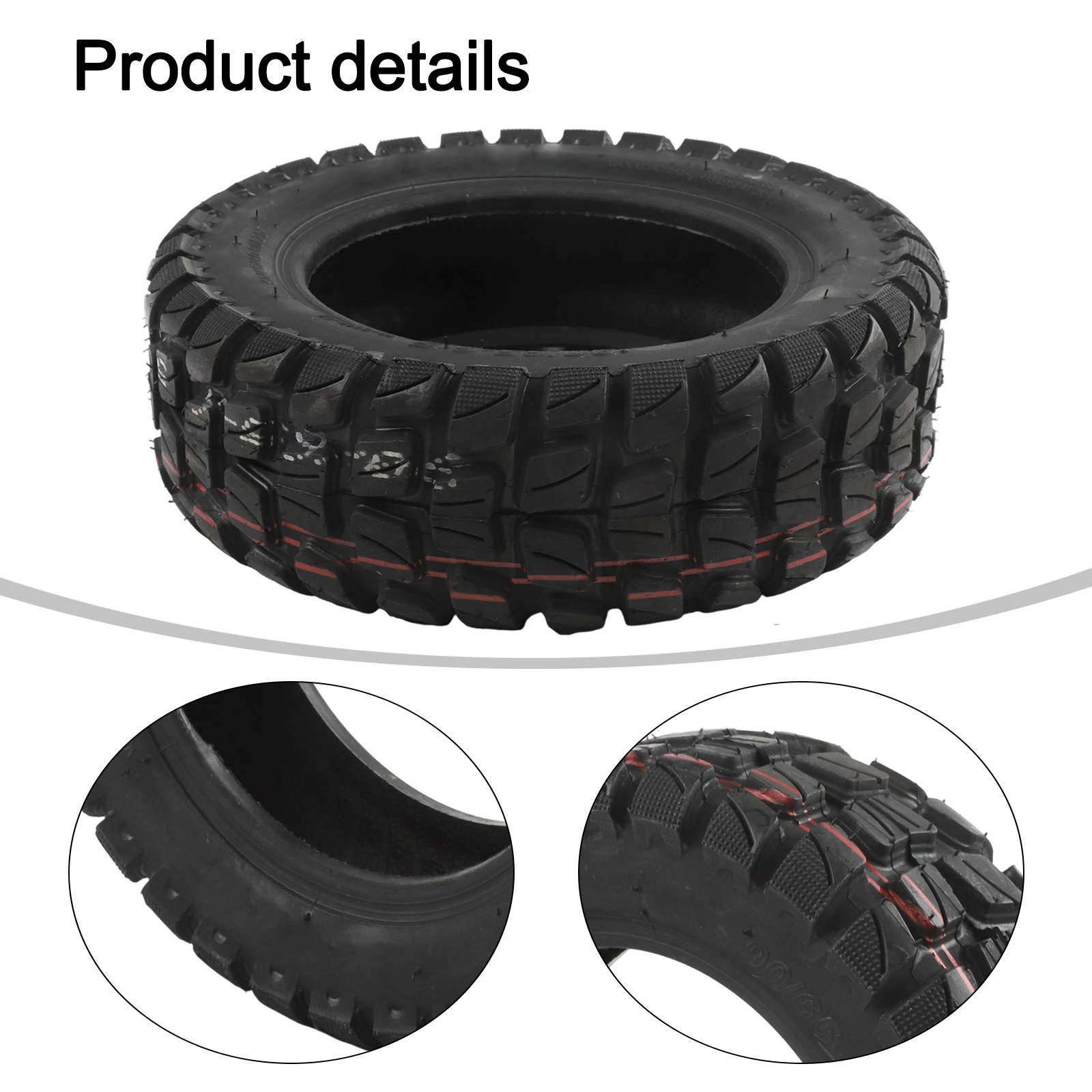 

Бескамерная шина для электросамоката 11 дюймов 90/65-6, внедорожная модель, замена для самокатов 11x, из резины
