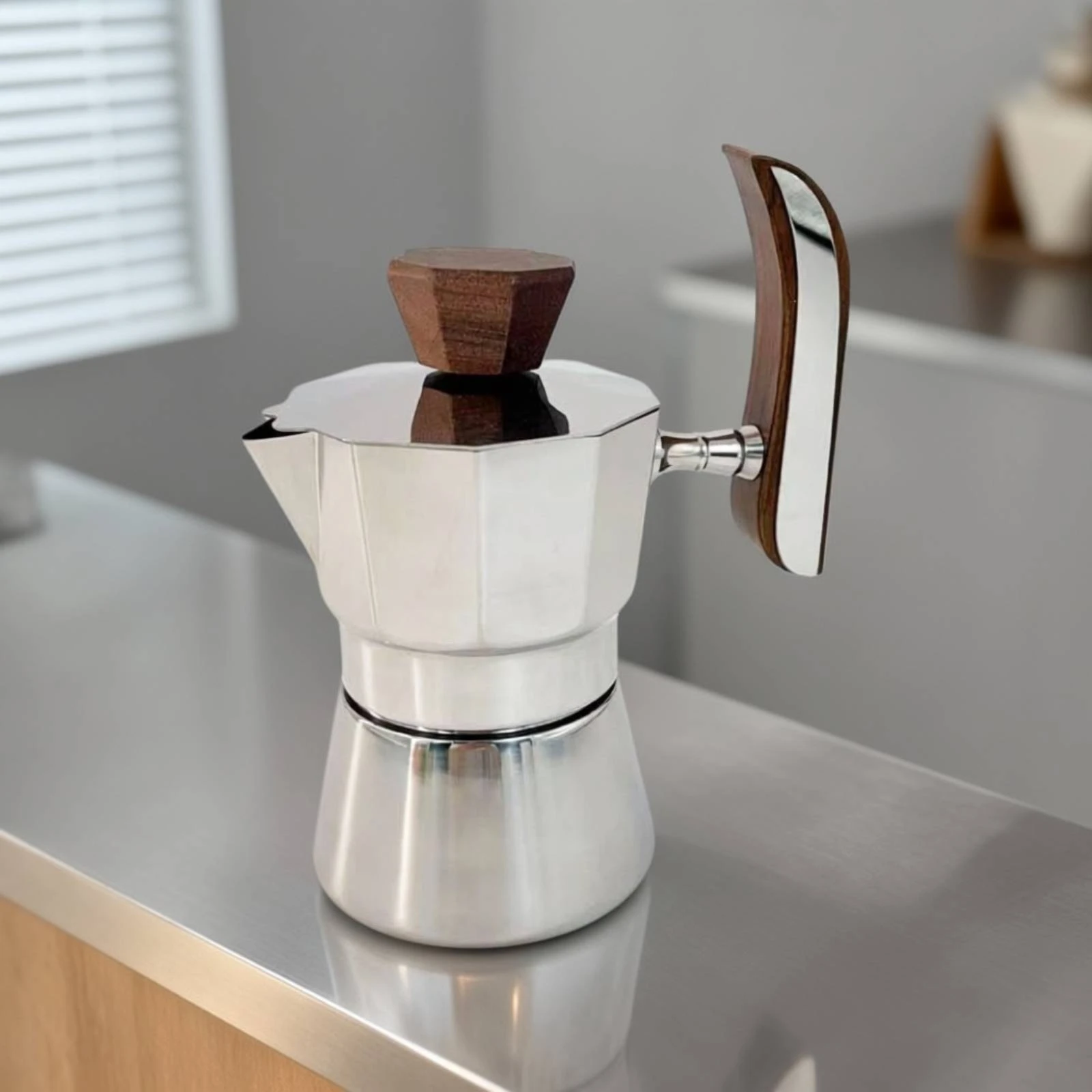 

Classic Stovetop Coffee Maker Coffee Brewer Portable Stovetop Espresso Brewer Stovetop Stovetop Coffee Maker Pot Heat Resistant